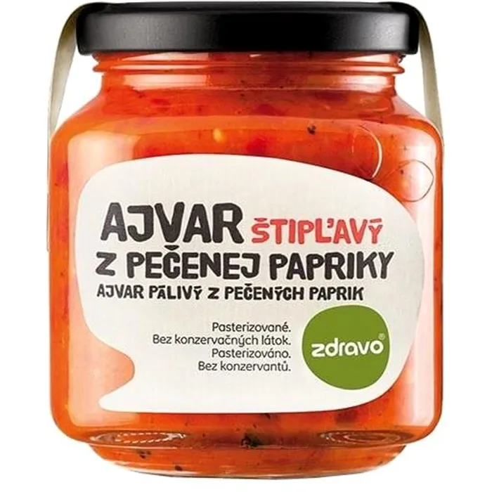 Zdravo Ajvar z pečených paprik pálivý 300 g